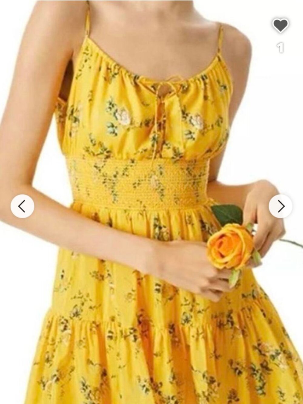 alice + olivia Women's Yellow Dress